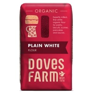 DOVES FARM PLAIN WHITE FLOUR 1KG